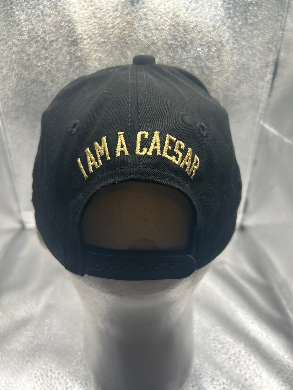 I Am A Caesar Casino Hat Black Adjustable Strapback Caesars